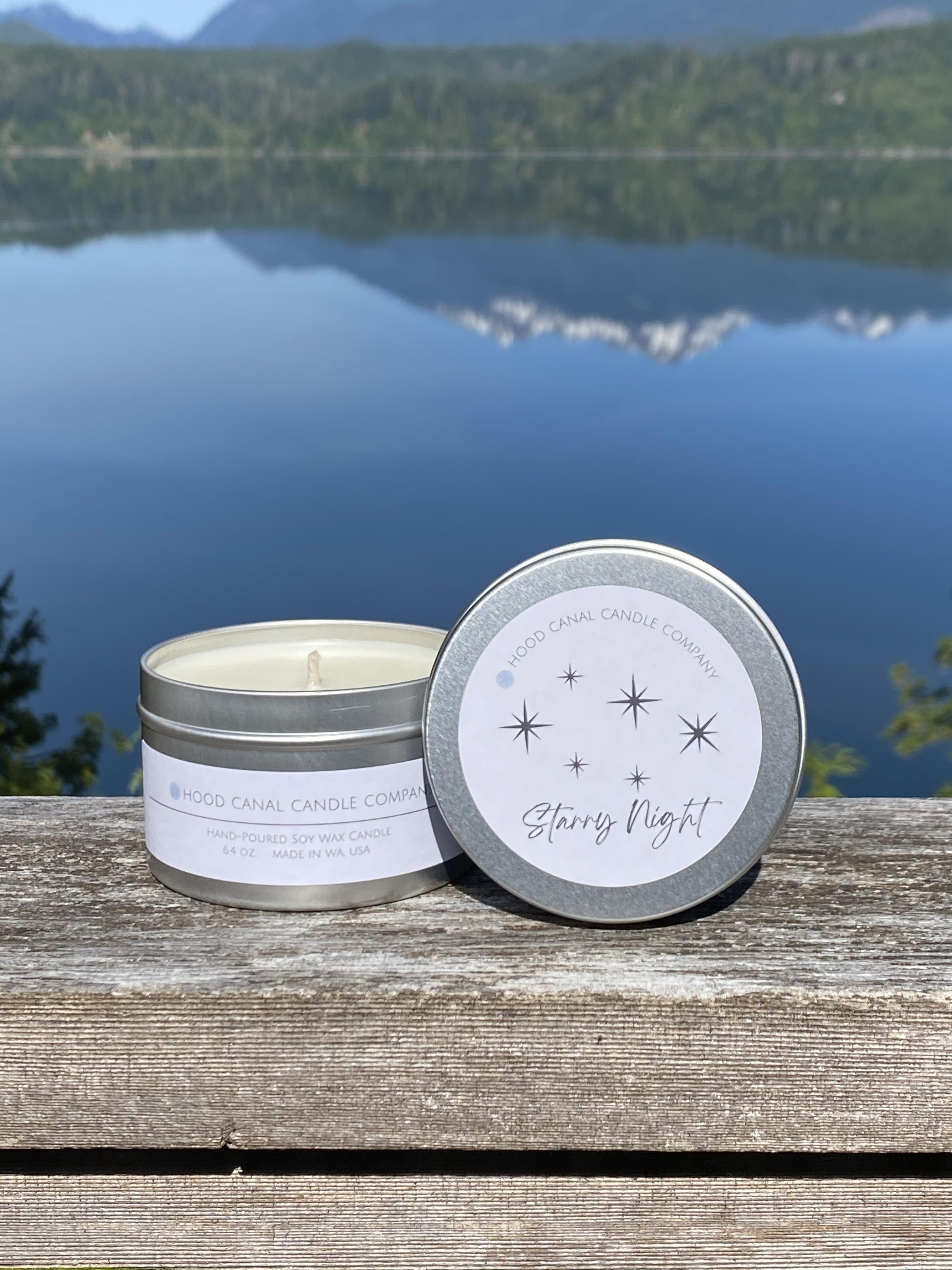 Hood Canal Candle Company "Starry Night" Soy Wax Candle