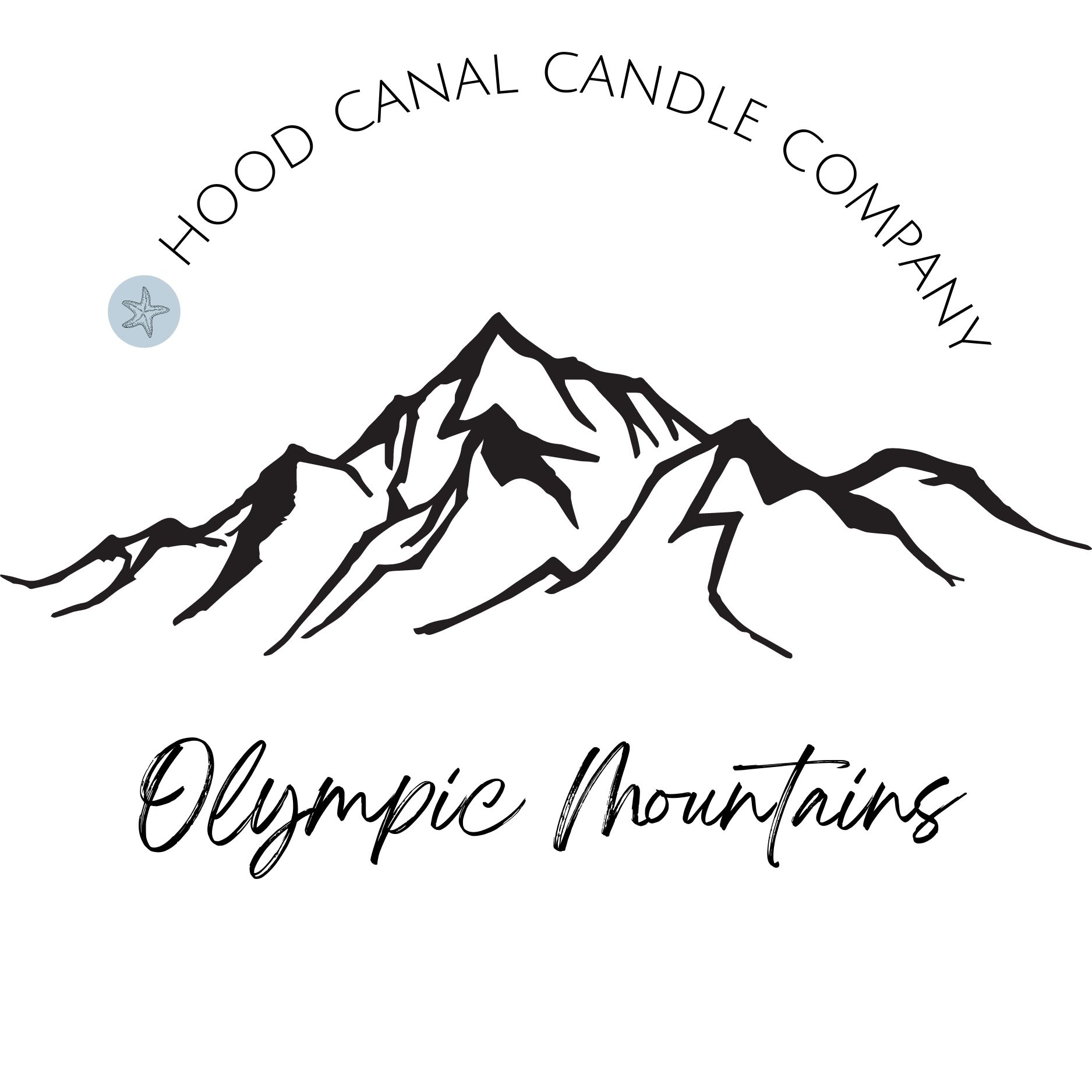 Hood Canal Candle Company "Olympic Mountains" Soy Wax Candle