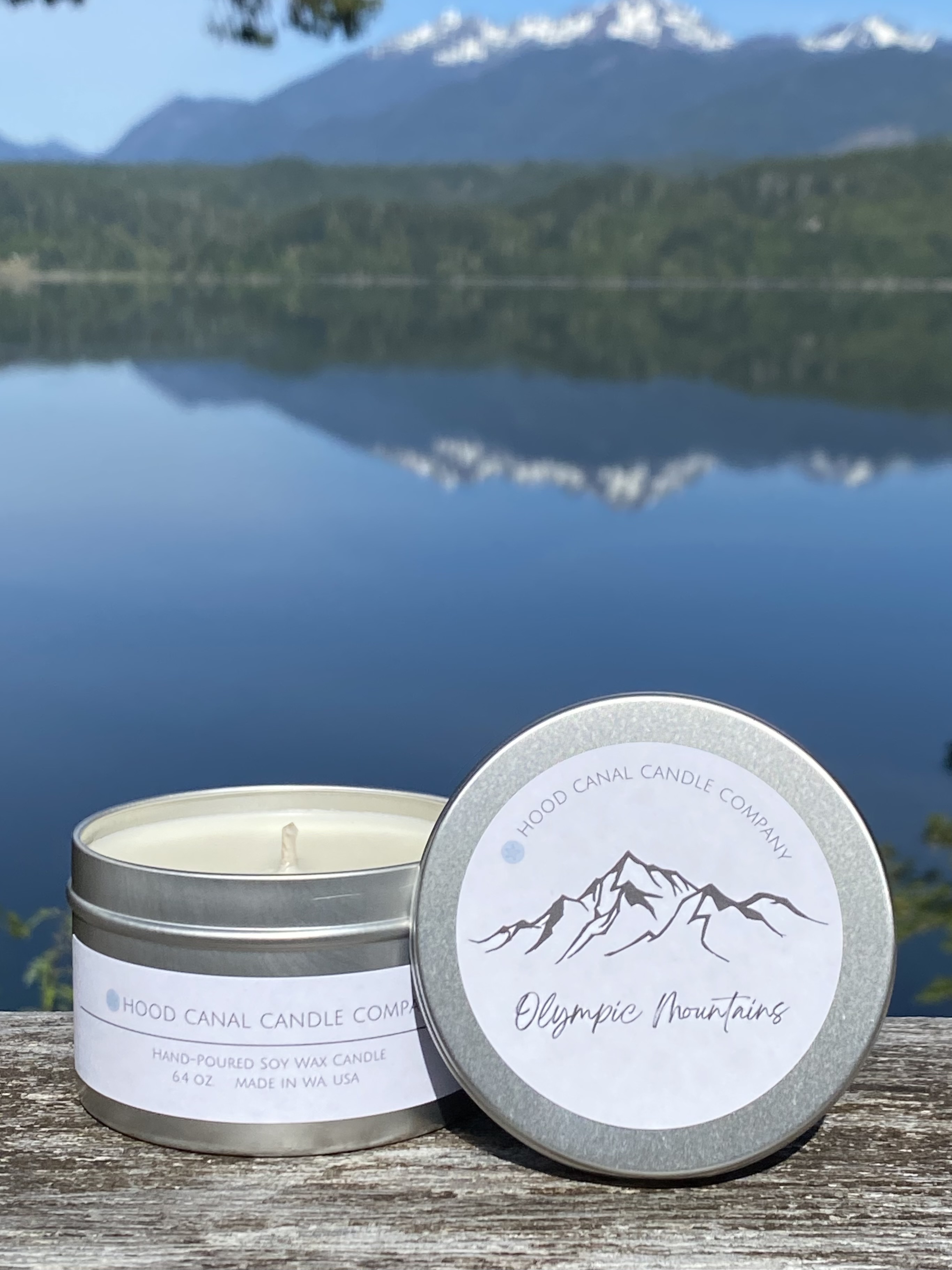 Hood Canal Candle Company "Olympic Mountains" Soy Wax Candle