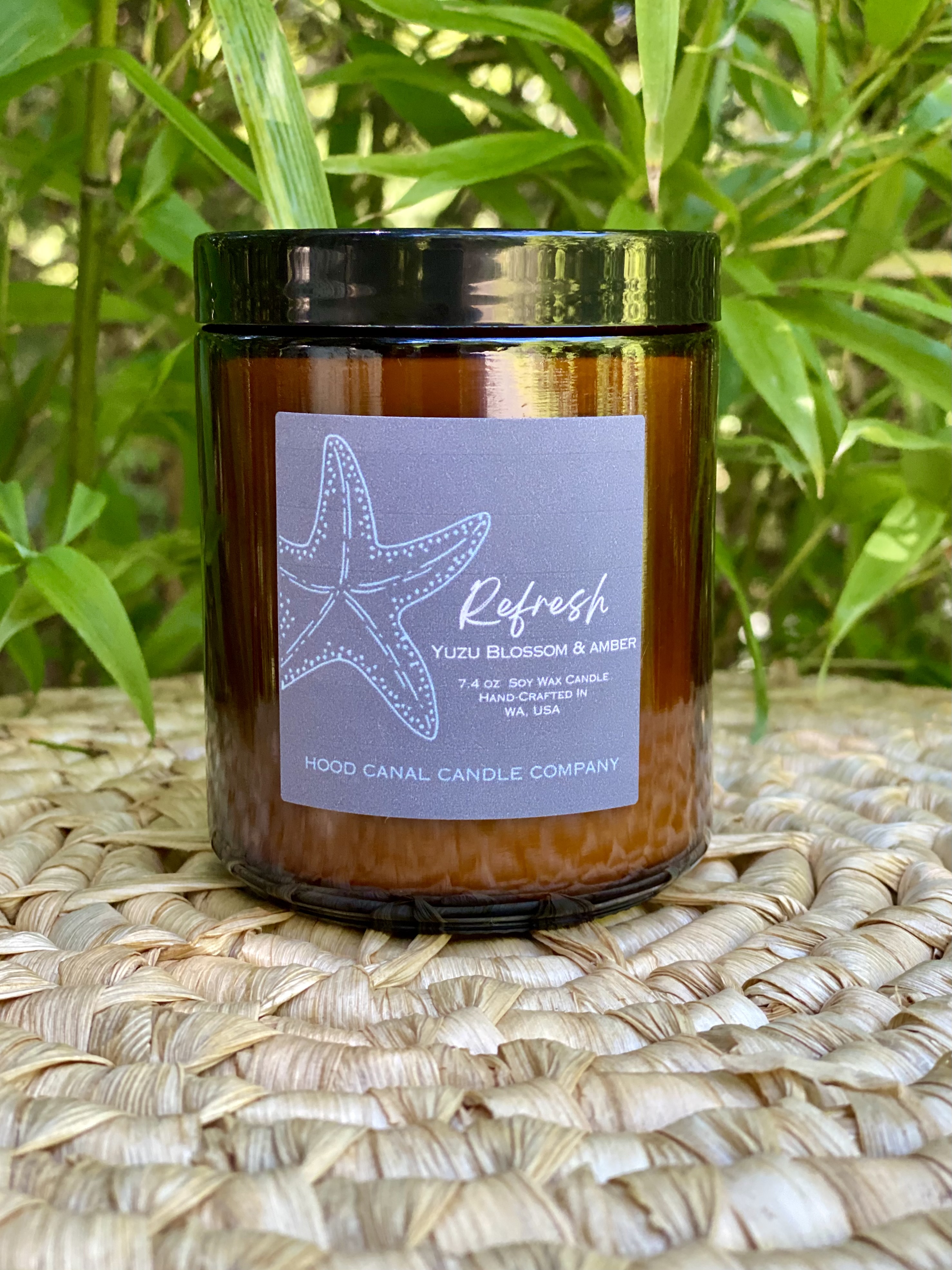 Hood Canal Candle Company "Refresh" Soy Wax Candle