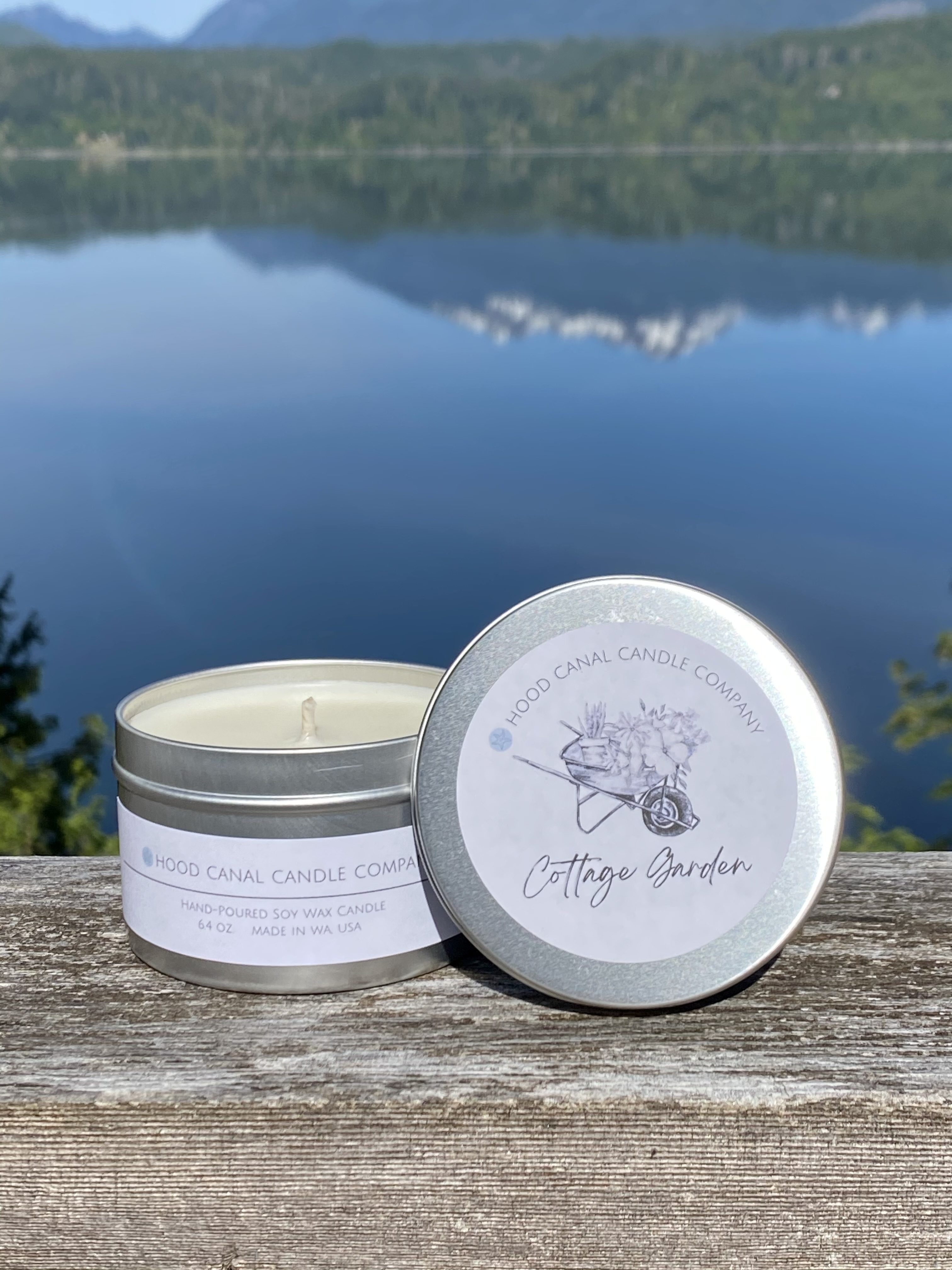 Hood Canal Candle Company "Cottage Garden" Soy Wax Candle