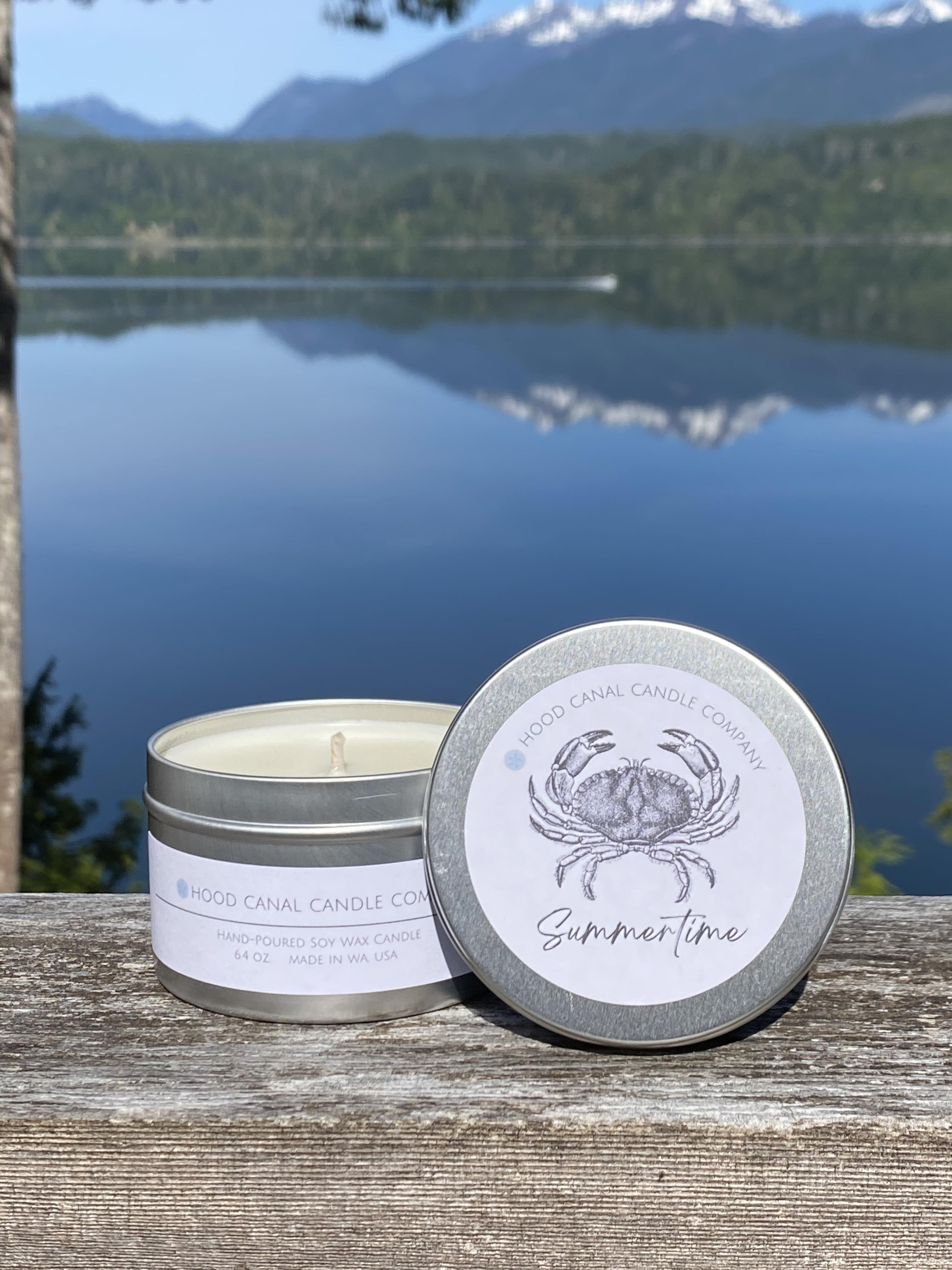 Hood Canal Candle Company "Summertime" Soy Wax Candle